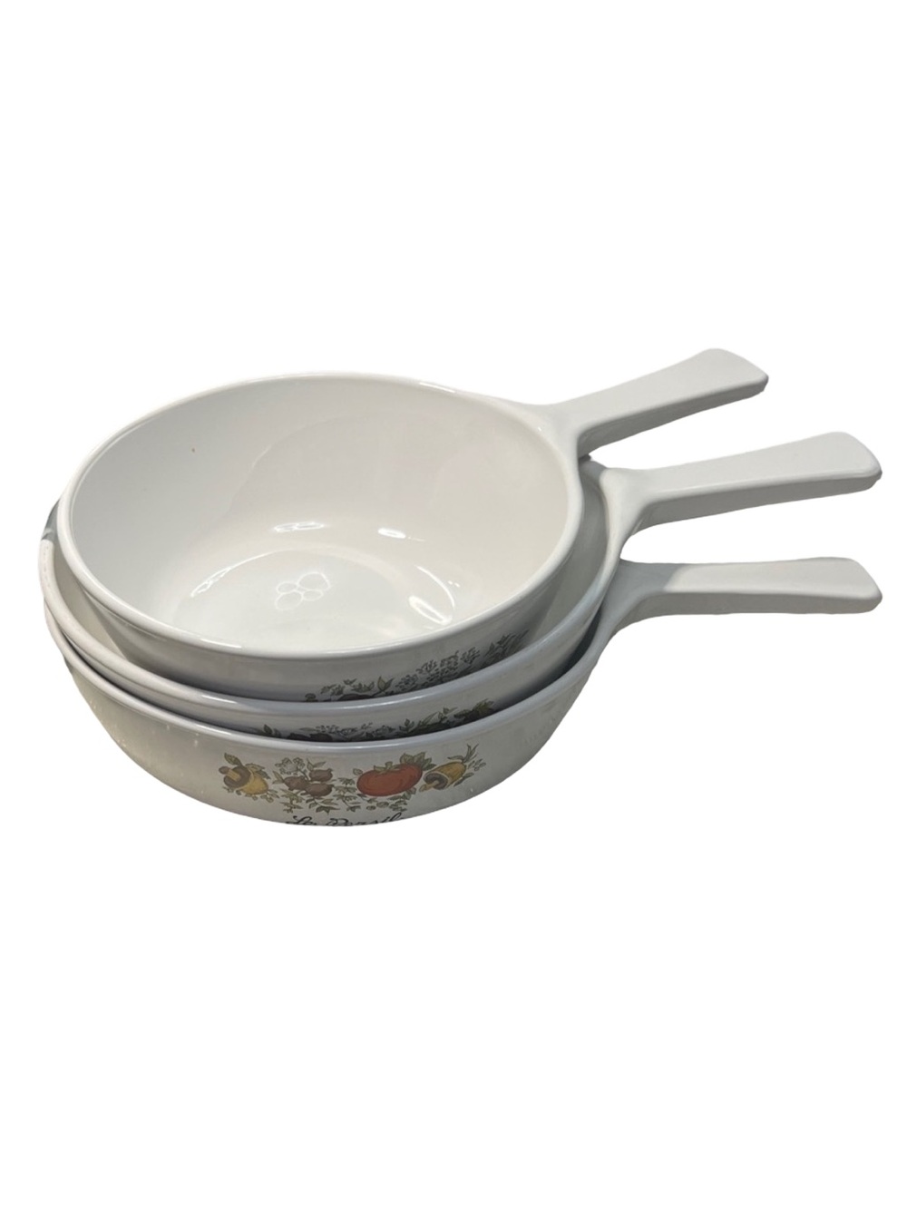 Vintage Corningware Spice of Life La Sage and La Persil P-81-B/P-83-B